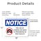 Signmission Use Of Camera Or Video Prohibited, 18 in W x Rectangle, Plastic OS-2PACK-NS-P-1218-L-16789 - alternate 7